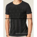 Mode New Design impression coton d&#39;été col rond hommes T-shirt